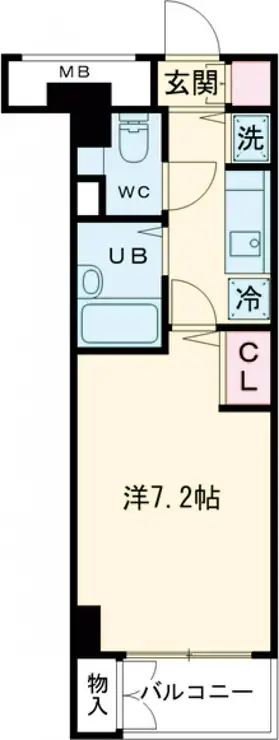 トーシンフェニックス五反田 4階階 間取り