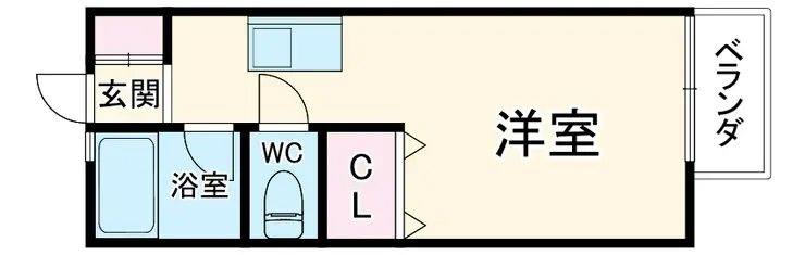 ライフピア和田 1階階 間取り
