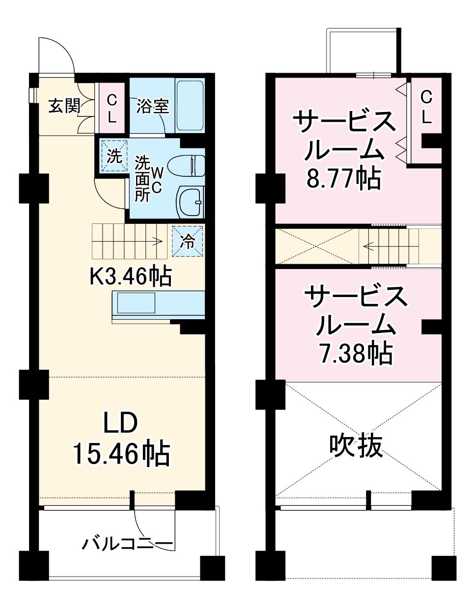 PRECIOUS SITE(1SLDK)の間取り写真