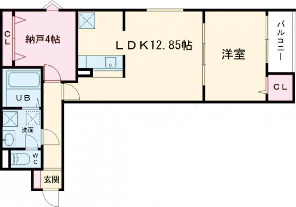 FSTYLE東港町(1SLDK/3階)の間取り写真