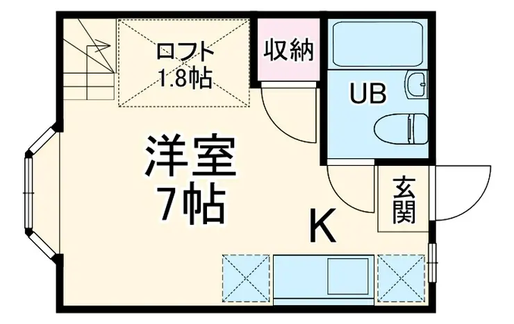 リバースよみうりランドウエスト 1階階 間取り