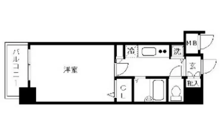 トーシンフェニックス田町 9階階 間取り
