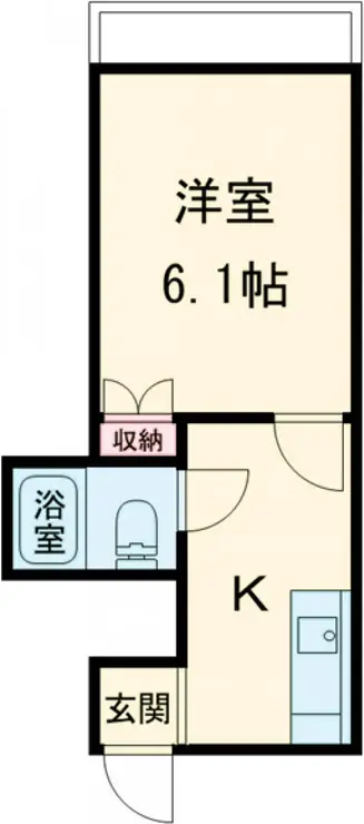 飛田給ハイム 2階階 間取り
