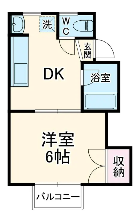アップルハイム 1階階 間取り