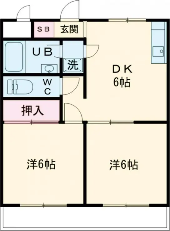 サンライズ欅 2階階 間取り