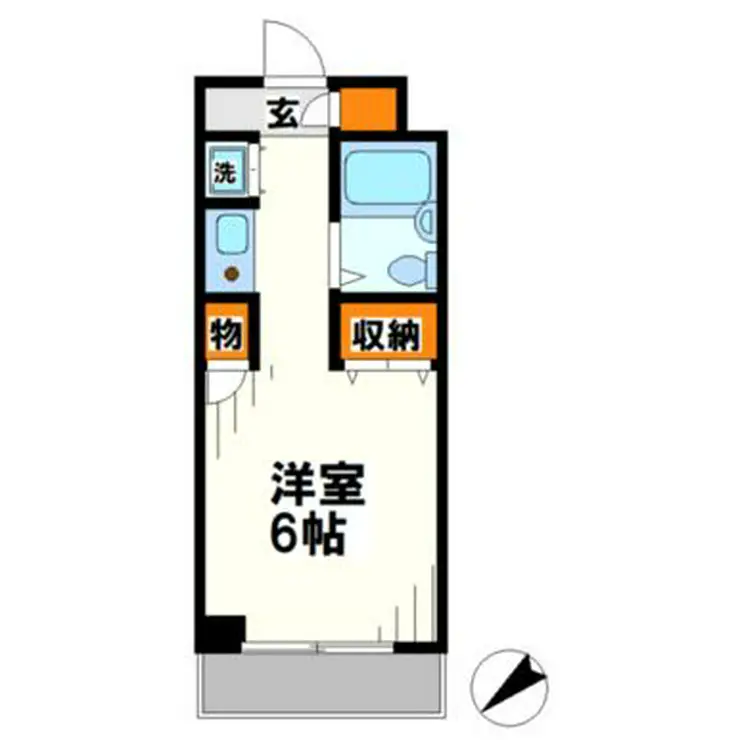 ケイズ八王子 4階階 間取り