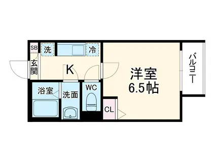 入間セイワレジデンス2(1K/1階)の間取り写真