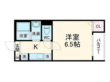 入間セイワレジデンス2(1K/1階)の間取り写真