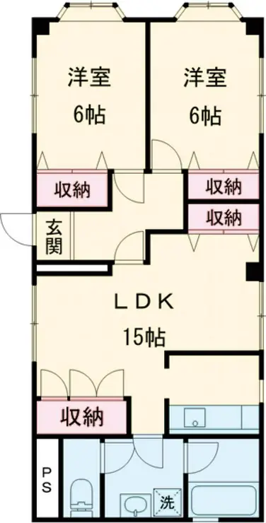ウメジュネス 5階階 間取り