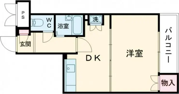 アルカンシェール三軒茶屋 1階階 間取り