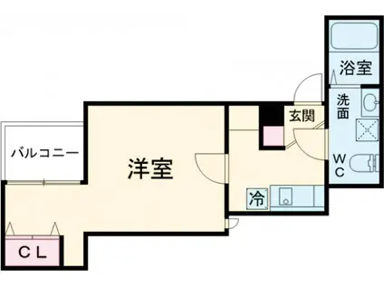 CFジオーレ堀切(1K/2階)の間取り写真