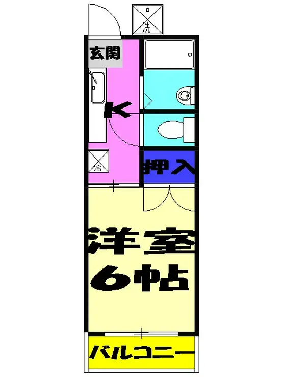 ハーモニーレジデンス山手サウス大塚 5階階 間取り