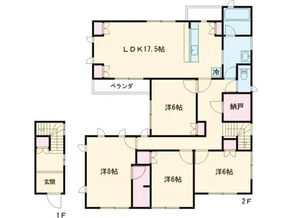 阪急電鉄京都線 桂駅 徒歩7分 2階建 築17年(4LDK)の間取り写真