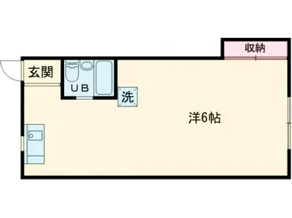 多田ハイツ(1K/1階)の間取り写真
