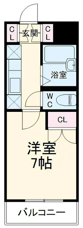 レジディア浦安 2階階 間取り