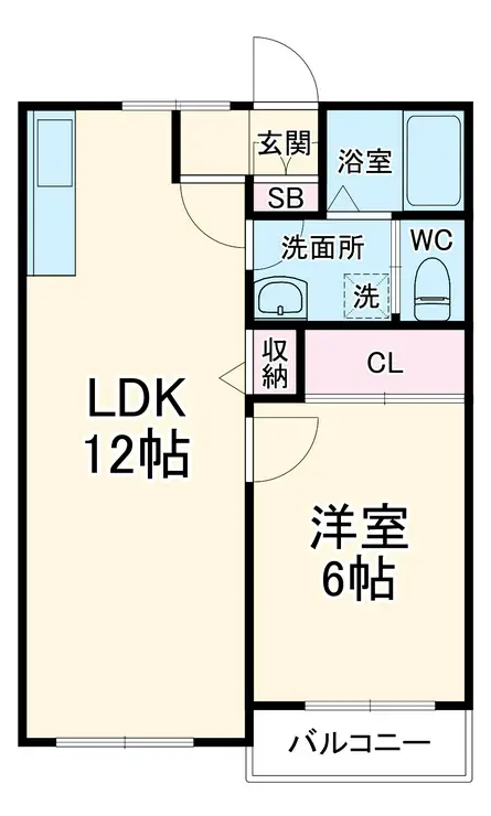アパートメントハウスイマイ 2階階 間取り