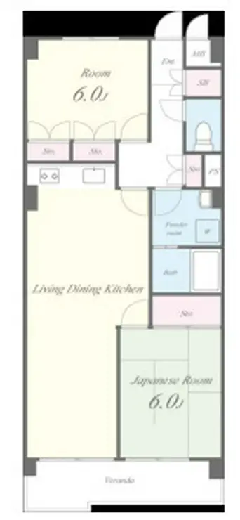 ディラヴェール田柄 3階階 間取り