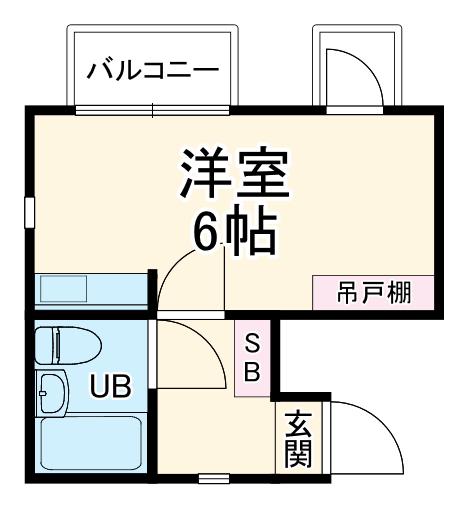 ソフィアたまプラーザ(1K/5階)の間取り写真