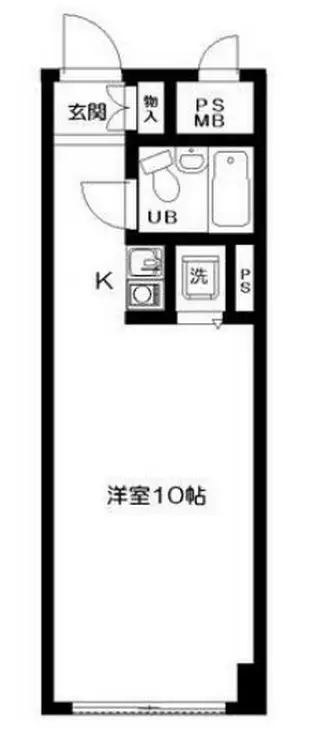 日神プラザ元町 1階階 間取り