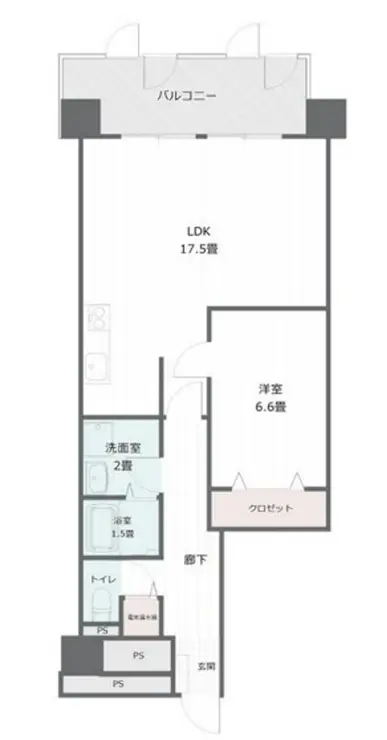 フロンティアビル2 6階階 間取り
