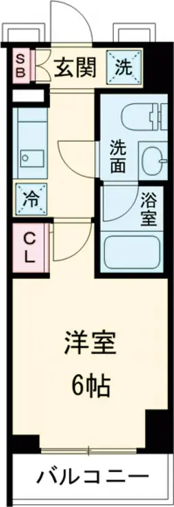 メインステージ北千住III 11階階 間取り