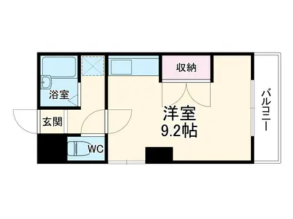 プチファミーユ(ワンルーム/1階)の間取り写真