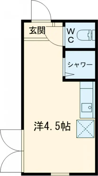 アーバンラウム高円寺B 1階階 間取り