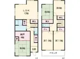 京福北野線 北野白梅町駅 徒歩5分 2階建 築31年
