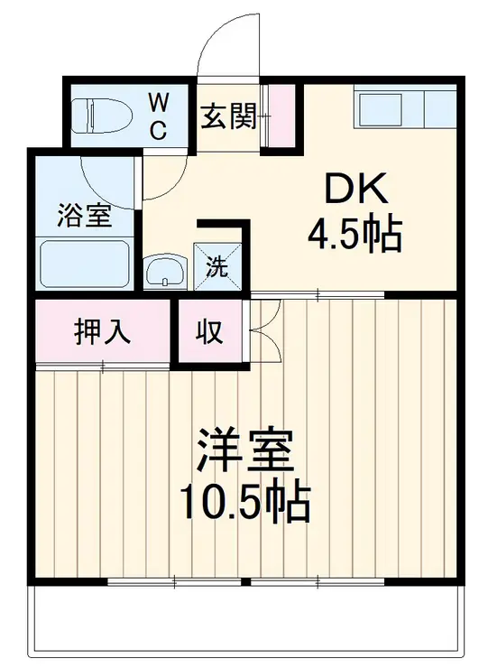 パレットハウス 1階階 間取り