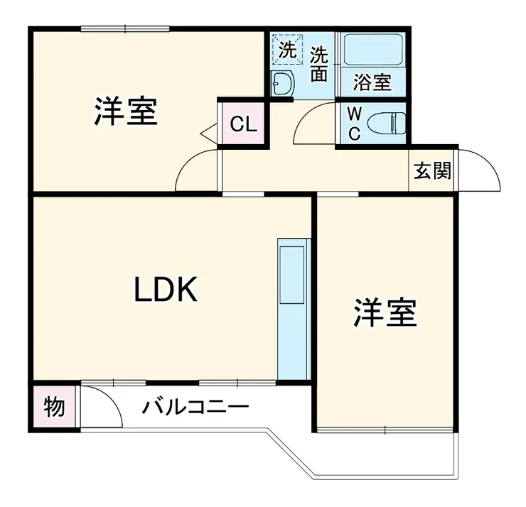 船橋グリーンハイツ4号棟 3階階 間取り