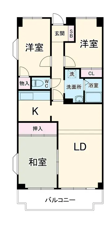 タワービレッジ鷺沼 3階階 間取り