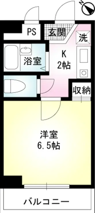 エステート岡野 5階階 間取り