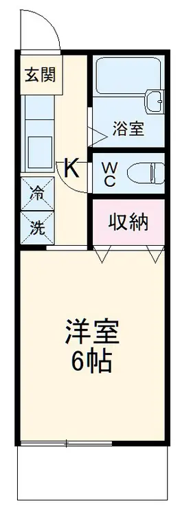 エル・パティオ弐番館 2階階 間取り