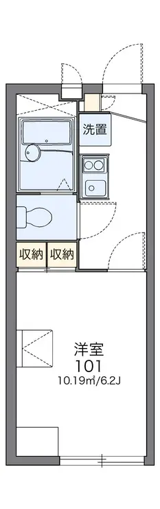 レオパレスIROOM 2階階 間取り