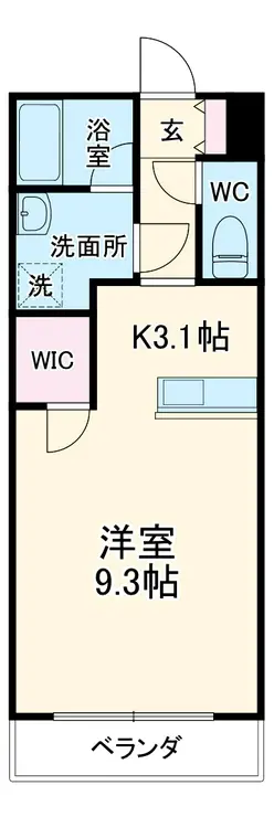アドバンス相模大野 1階階 間取り