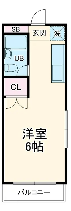 ダイアパレス京成大久保 3階階 間取り