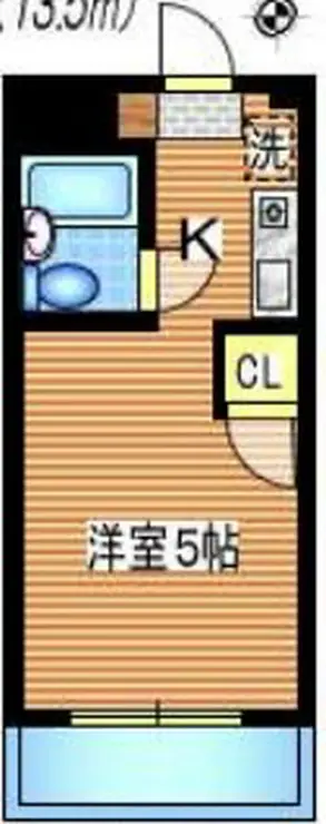ゴールドパレス 1階階 間取り