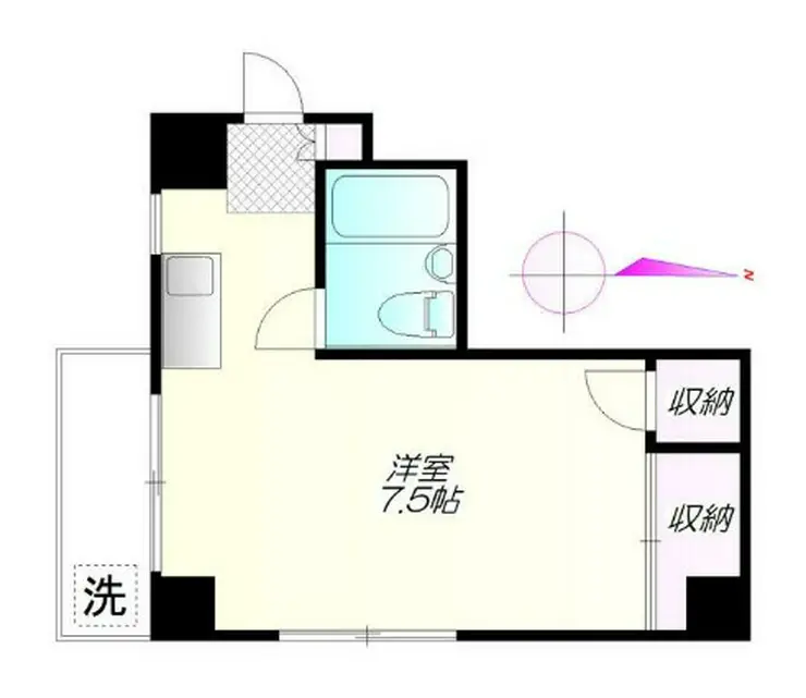 ファミーユテシロギ 3階階 間取り