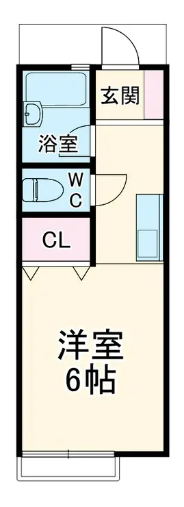エクセレント六角橋 1階階 間取り