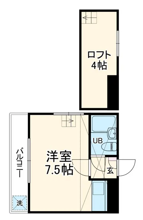 ジュネパレス船橋第53 2階階 間取り