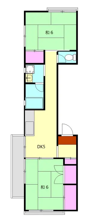 ワキタハイム 2階階 間取り