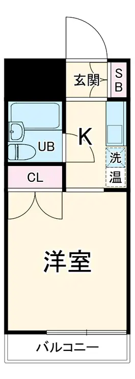 ペガサスマンション百合ヶ丘 3階階 間取り