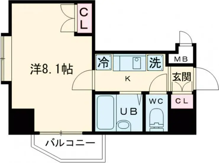 エクセリア荻窪 2階階 間取り
