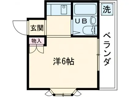 チアーハウス杢(ワンルーム/2階)の間取り写真