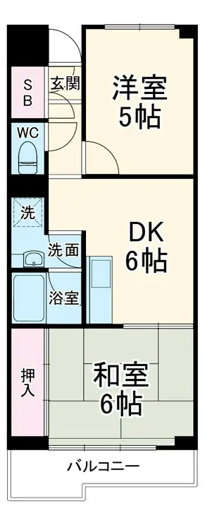 ヨコオマンション 4階階 間取り
