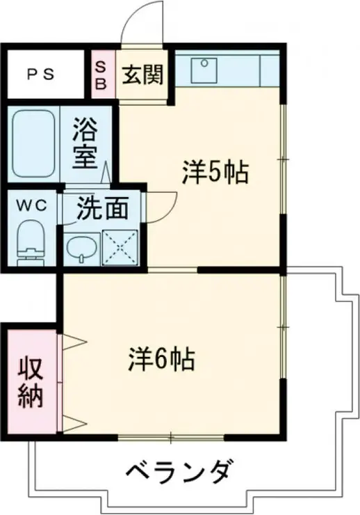 パークサイド朝倉 1階階 間取り