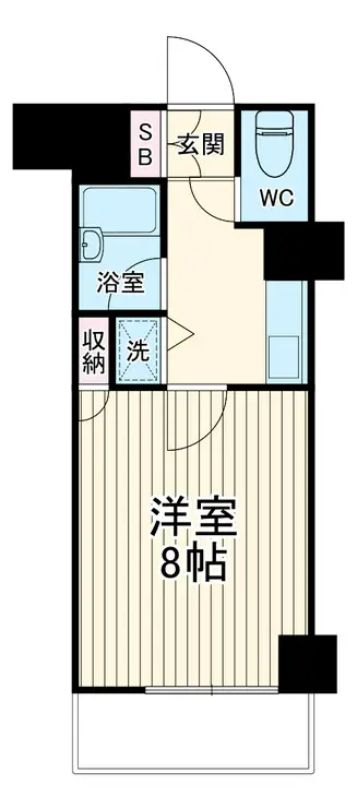 ステラレジデンス横浜 6階階 間取り