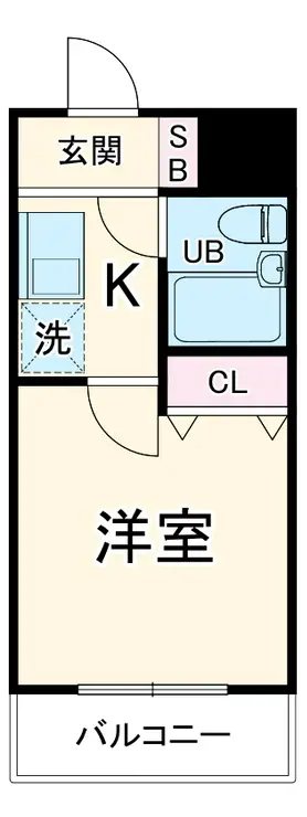 スカイコート宮崎台第4 1階階 間取り