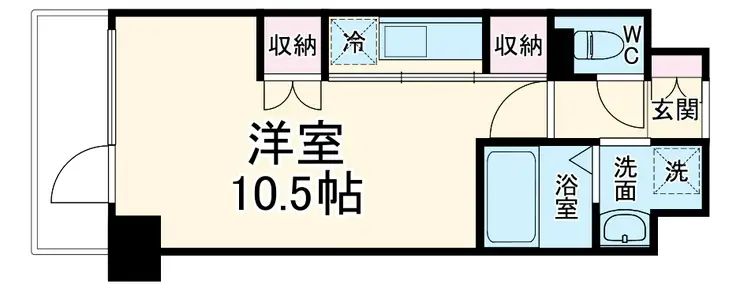 ラメール前島 2階階 間取り