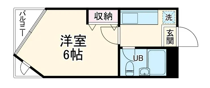 キャトルセゾン橋本8 3階階 間取り